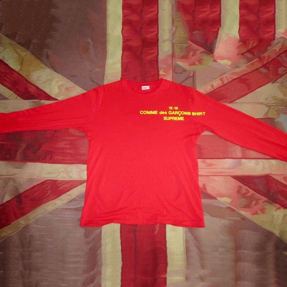 Supreme x Comme Des Garcons Collab long sleeve - Picture 2 of 10